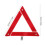 2 Pcs Warning Triangles for Vehicles Road Red 2
