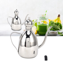 Stainless Steel Oil Can 0.25L Portable, Waterproof for Kitchen