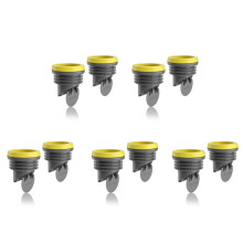 10PCS Toilet Flanges Wax Rings with Prevent Backflow Valve - Thick Wax Bowl Ring Fits 3.2-4 Inch Waste Lines