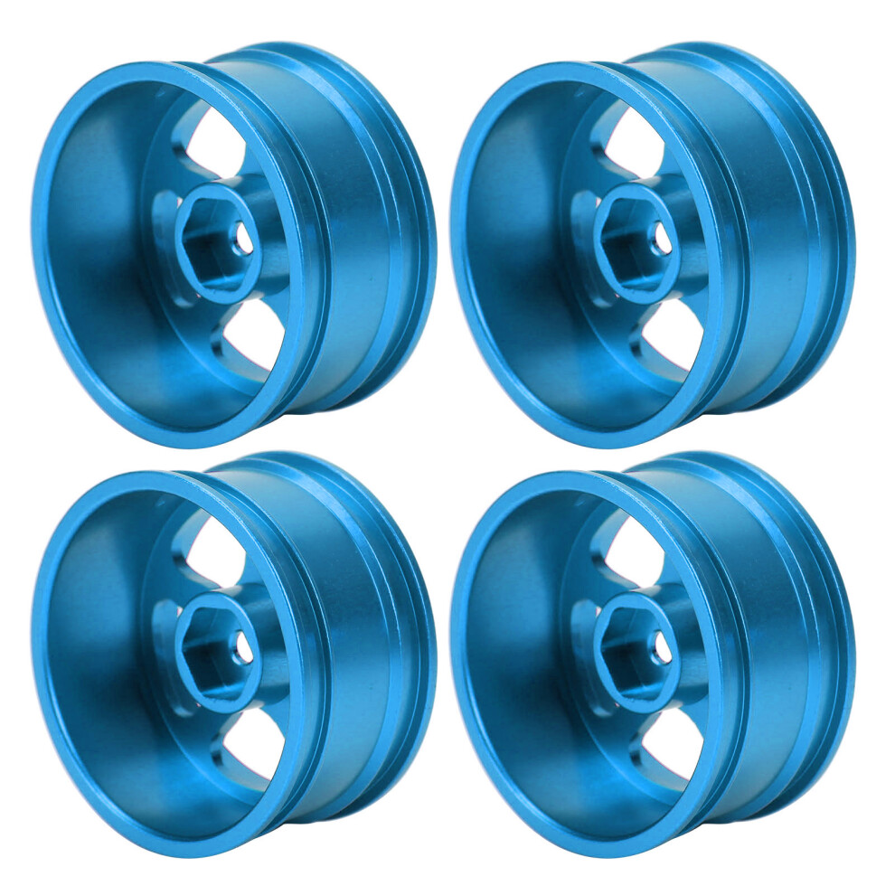 4Pcs Aluminum Alloy Wheel Hubs For Mn86 1/12 Rc Crawler Blue 7631391473390