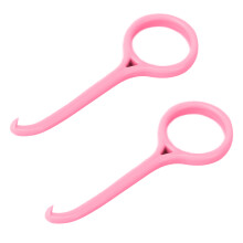 2 Stück Dental-Aligner-Entferner, Pink, Rutschfest, Schonend für das Zahnfleisch