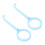 2pcs Professional Dental Aligner Remover Tool, Non-slip, Blue 1