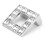 Easy Install Drawer Handle, Zinc 8