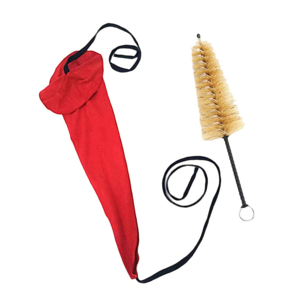Sax Mouthpiece Cleaning Cloth Swab Rag Saxophone Cleaning- Red 7754002067440