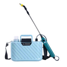 5L elektrische tuinwaterdispenser met-8L vierkant blauw