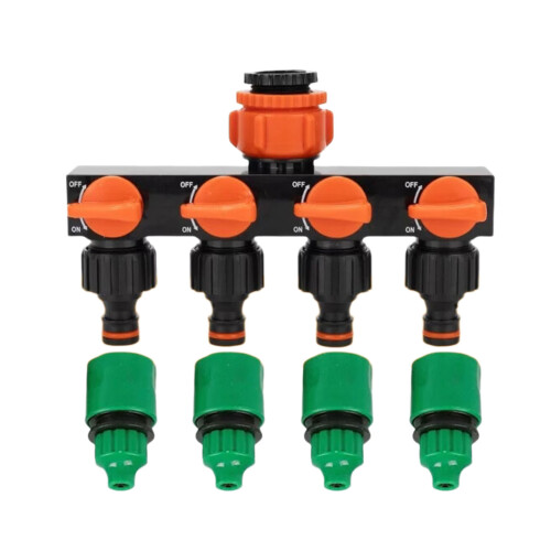 Hose Splitters Irrigation Adapter-Red 2 minutes to pass wa