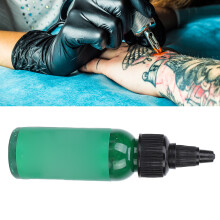 Schwarze Tätowierfarbe 30ml Hellgrün, ungiftige Flüssigkeit zum Üben