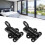 Pull Ring Aluminum Bolt Lock 2PCS Spring Load Door & Window Lock Black 2