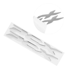 Pair of 3D Flexible Plastic Stickers for Honda PCX