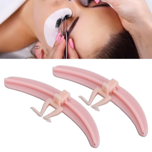 Washable Silicone Eyelash Separator Tool, Reusable Pink for Lash Extensions 2
