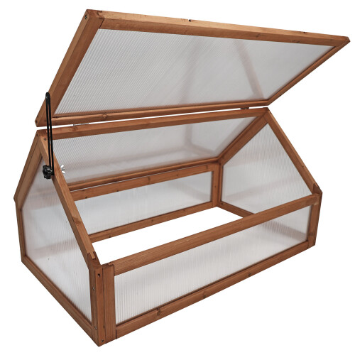 Actiasgear Wooden Cold Frame Greenhouse