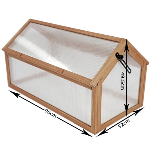 Actiasgear Wooden Cold Frame Greenhouse 1