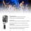 Retro Silver Cardioid Dynamic Microphone with Adjustable Pickup Angle 3