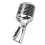 Retro Silver Cardioid Dynamic Microphone with Adjustable Pickup Angle 12