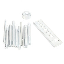Handheld Snap Fastener Setter Tool with Die Punch for Leather Crafting DIY