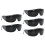 5Pcs Solar Eclipse Glasses ABS Lightweight Sun Viewing Protective Glasses 2