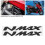 Pair 3D Motorcycle Emblem Badges 2
