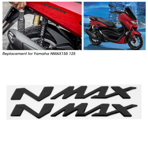 Pair 3D Motorcycle Emblem Badges 1