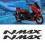 Pair 3D Motorcycle Emblem Badges 6