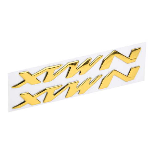 3D NMAX155 Emblem Stickers Pair Yellow