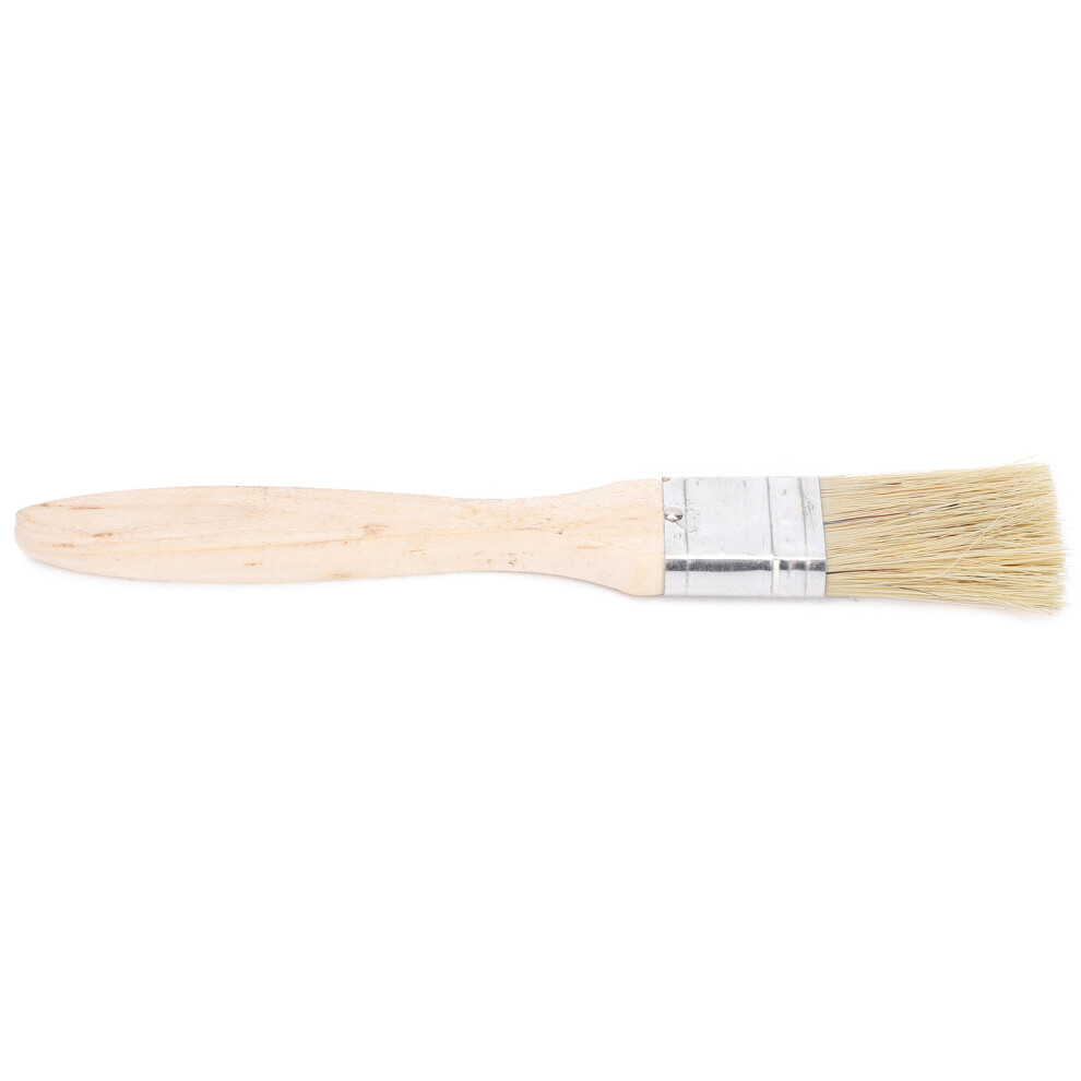 Versatile 20Pcs Paint Brush Kit Artificial Fur Flat Wood Handle 25Mm Usage 7901391478757