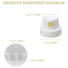 40X Spray-Paint Caps for Cans-Spray Can Nozzle-Spray Paint-Graffiti Nozzle Tips-Spray Paint Nozzles Yellow