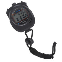 Sport-Timer 2-Reihen Digital LED Wasserdichter Stoppuhr 1,9 Zoll, Batterie