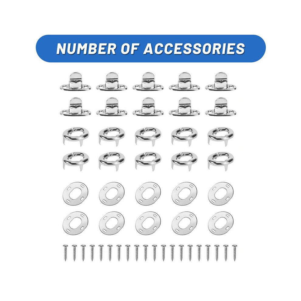 Photos - Other for Repair 30Sets Marine Grade Twist Lock Fasteners Turn Button Eyelet,for Canvas Marine Boats Sailboats RVs Fastener Turn Buttons