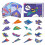 (16pcs) Origami Papierflieger Set DIY Spielzeug 4