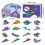 (16pcs) Origami Papierflieger Set DIY Spielzeug 7