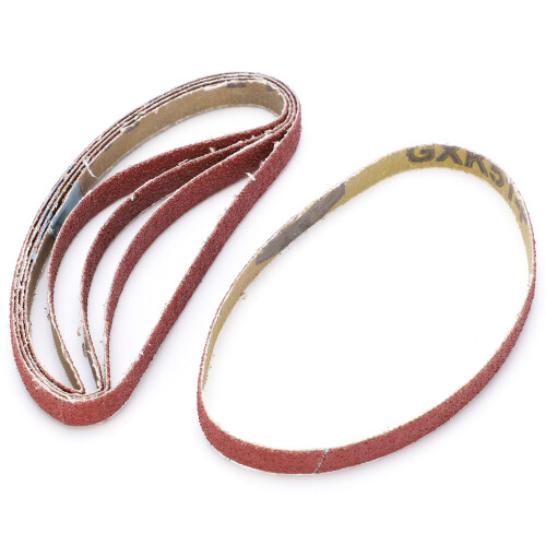 Abrasive Sanding Belts 20Pcs 330x10mm for Sander 120# Replacement Kit 2