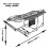 Grey Portable Hammock with Metal Stand Frame 2