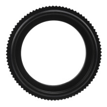 Astronomischer SCT-Männchen zu T2 M42x0,75 Adapterring, Aluminium, Schwarz