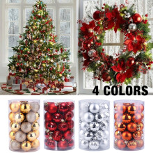 Christmas Ball Ornaments Silver 34 Pcs