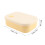 Yellow Silicone Lunch Box 3 Compartments Microwaveable Food Container 2