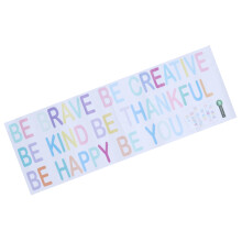 Colorful Alphabet Wall Sticker PVC Bedroom Living Room Decor 70x25cm