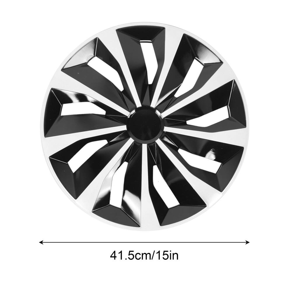 15 Inch Snap On Hub Caps Set Impact Proof Abs 7444352654727