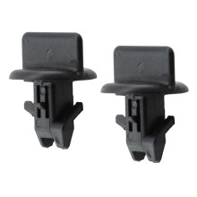 Black Rear Bumper Hitch Cover Nuts 68249278AA 2 pcs for