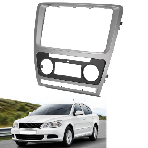 2Din Car Stereo Fascia Frame Dash Panel Fit Octavia  Durable Plastic