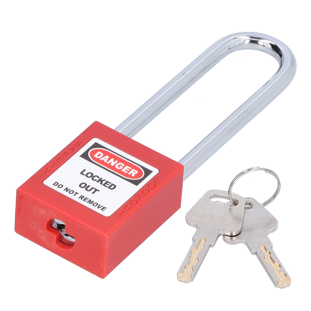 Industrial Steel Safety Padlock With 2 Keys, Anti-Corrosion, 3In Beam 6951391817712