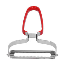 Multifunctional Vegetable Peeler Stainless Steel 15x10cm Red
