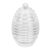 Transparenter Acryl-Honigspender mit Deckel, 265ml Fassungsvermögen