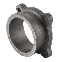 Turbo Charge Exhaust Flange 2.5in V Band Adapter 4 Bolts Iron Universal