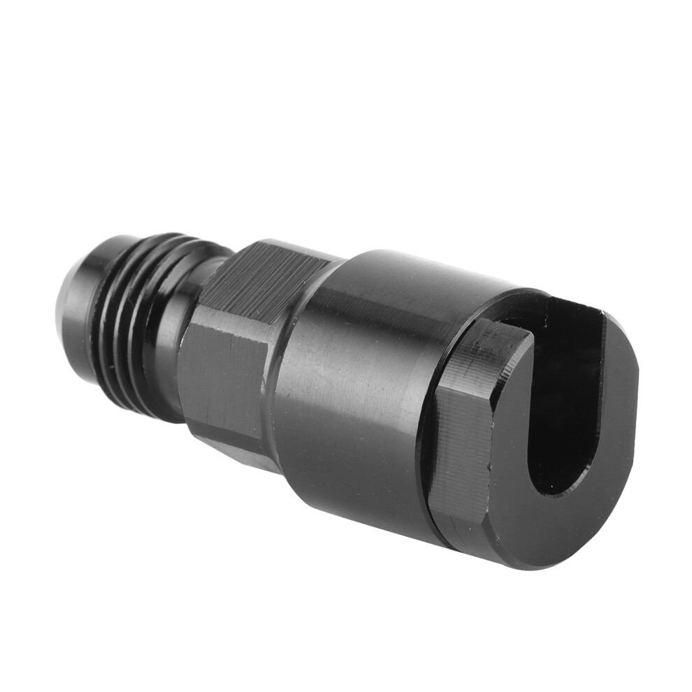 Quick Disconnect Efi Fitting Adapter -6An Male To 5/16In Anodized Black 9471391481968