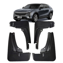 Car Mud Flaps for Cadillac Lyriq 20222024, Front and Rear Splash Guards Set of 4, ABS Black Paintwork Protection