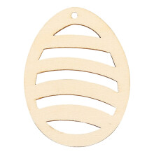 Wooden Easter Ornaments DIY Blank Unfinished 1 Piece