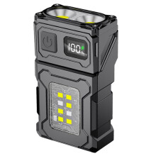 Portable Mini LED Flashlight Magnetic USB Rechargeable