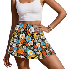 Daisy Tennis Skort Women's Mini Athletic Skirt Size M