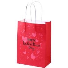 Valentinstag-Geschenktüten in Herzform mit Henkel – 6 Designs