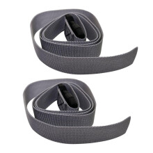 2x Bagageremmar Resväska Säkerhetsbälte Fästningsrep Bärbara Kraftiga Packremmar Resetillbehör för Flygplatsväskor 200cm x 2.5cm